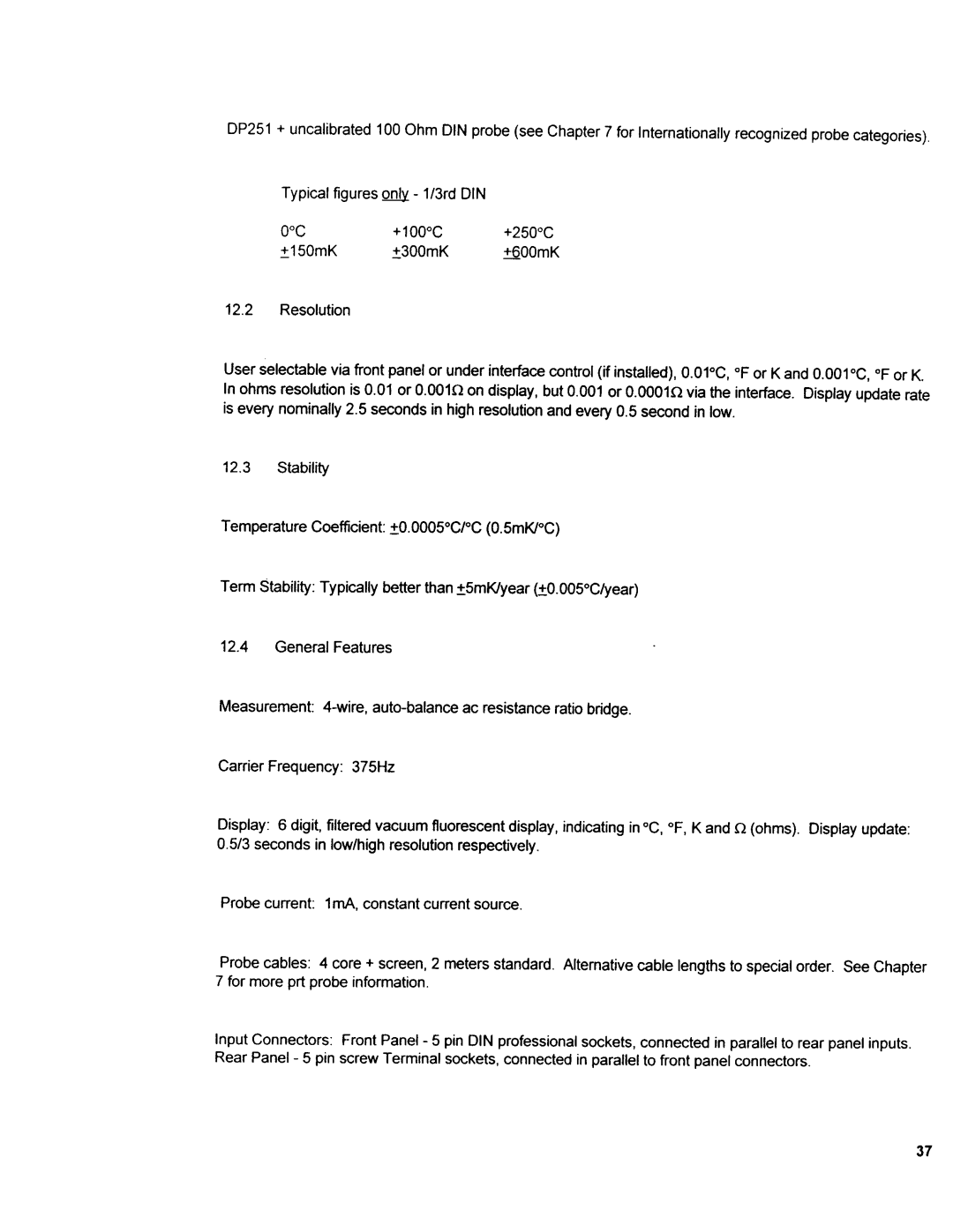 Omega Engineering DP251 manual 