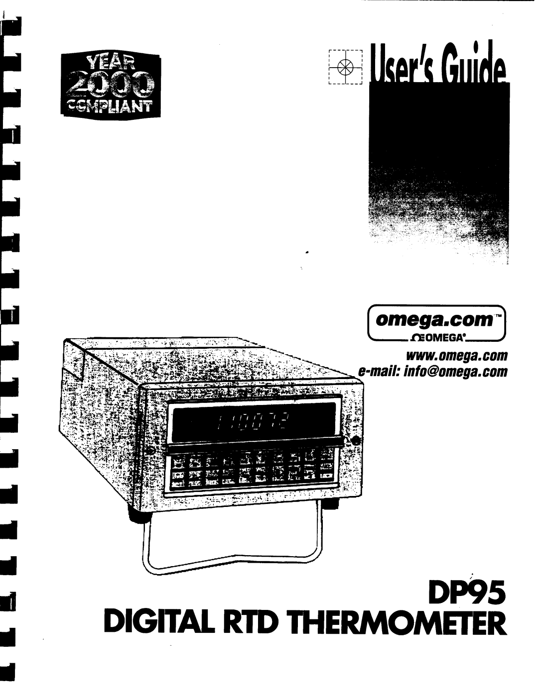 Omega Engineering DP95 manual 