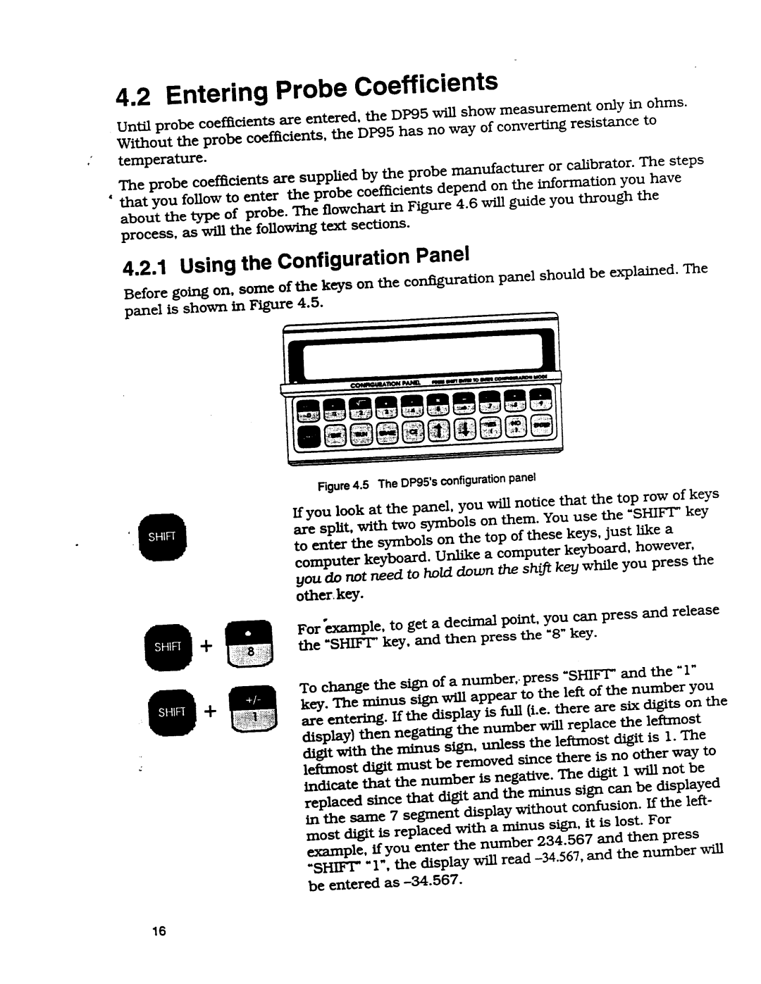 Omega Engineering DP95 manual 