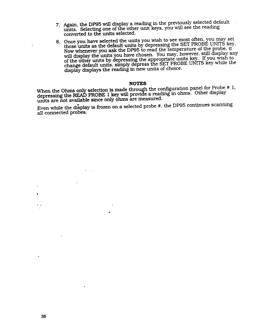Omega Engineering DP95 manual 