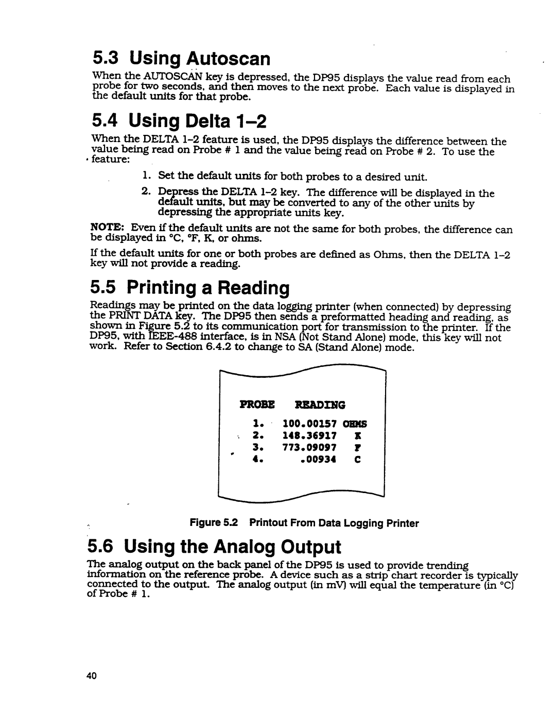 Omega Engineering DP95 manual 