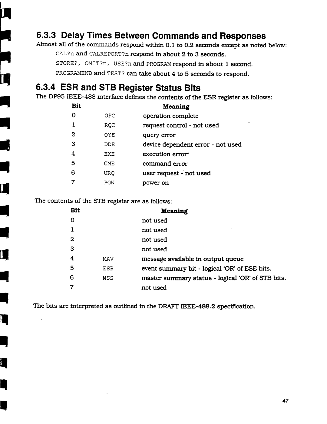Omega Engineering DP95 manual 