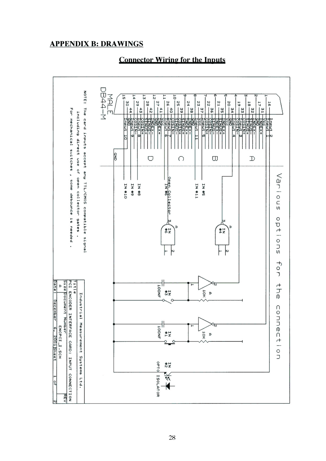 Omega Engineering EN-EIC-325-PCI manual Connector Wiring for the Inputs 