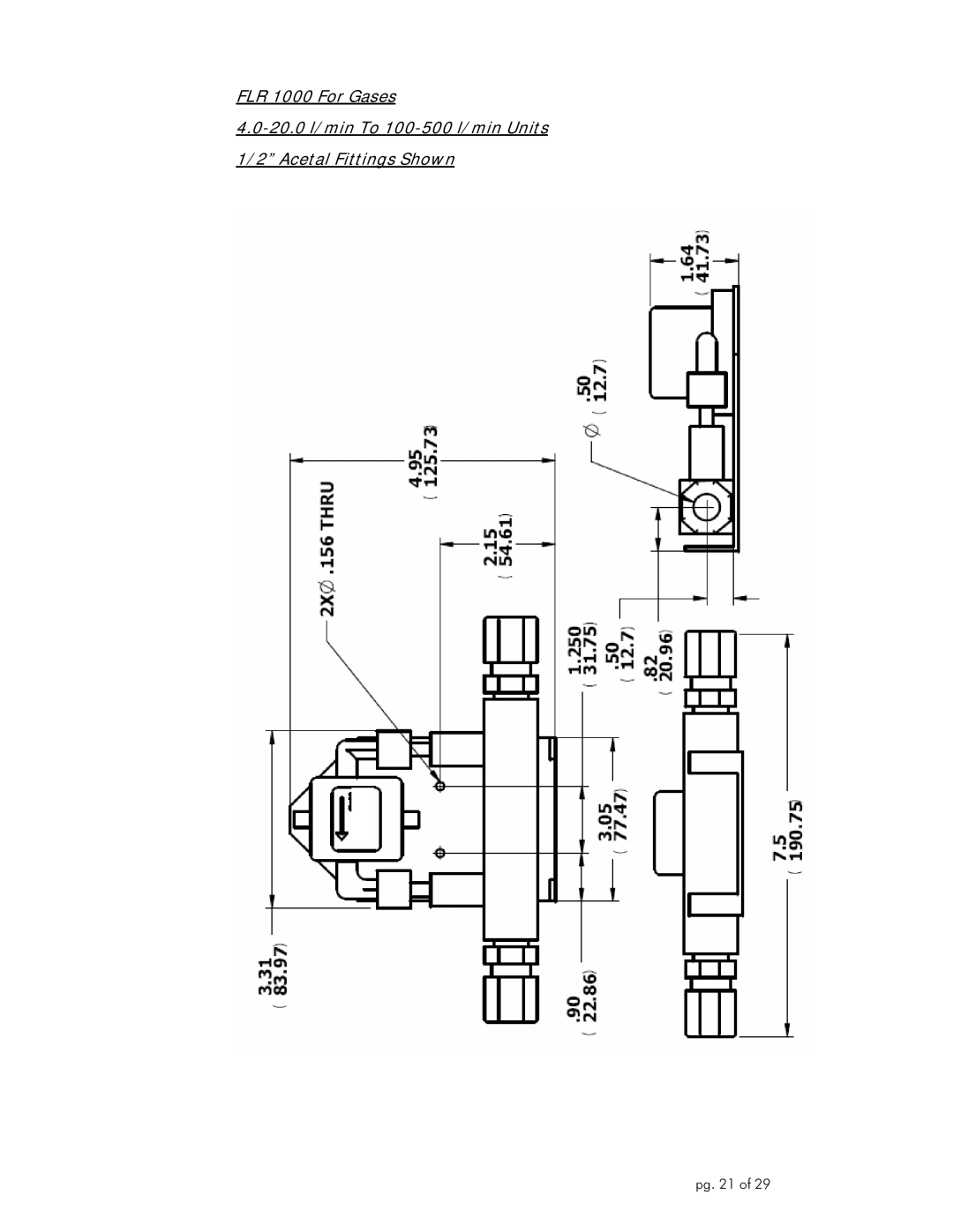 Omega Engineering FLR1000 manual 