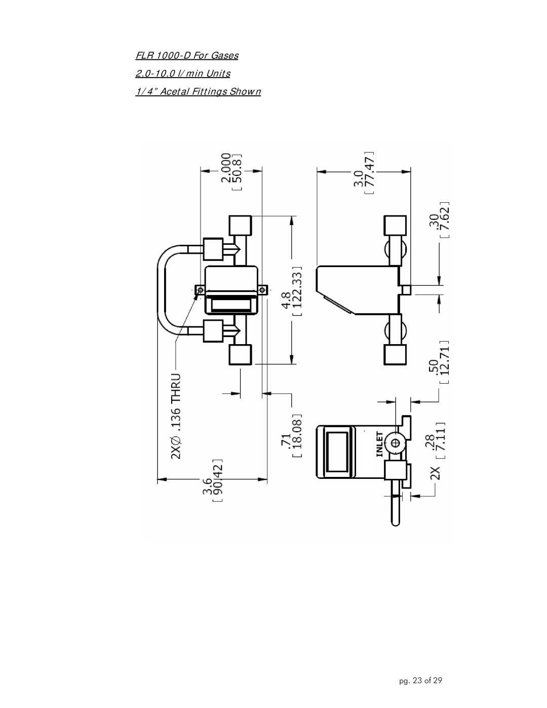 Omega Engineering FLR1000 manual 