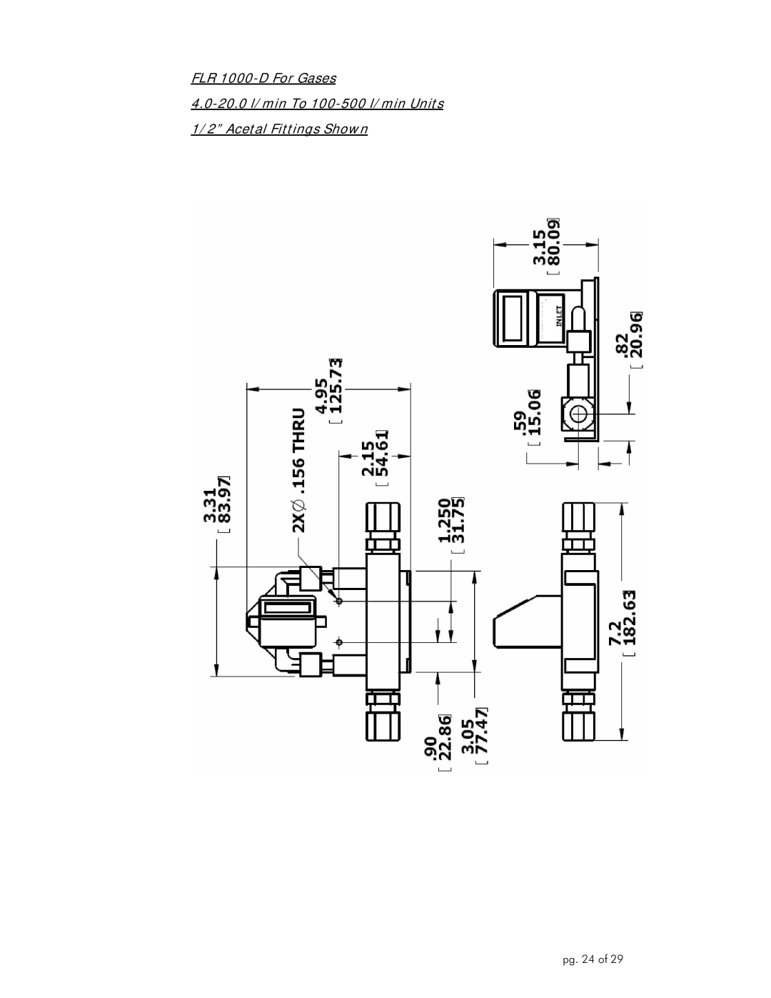 Omega Engineering FLR1000 manual 