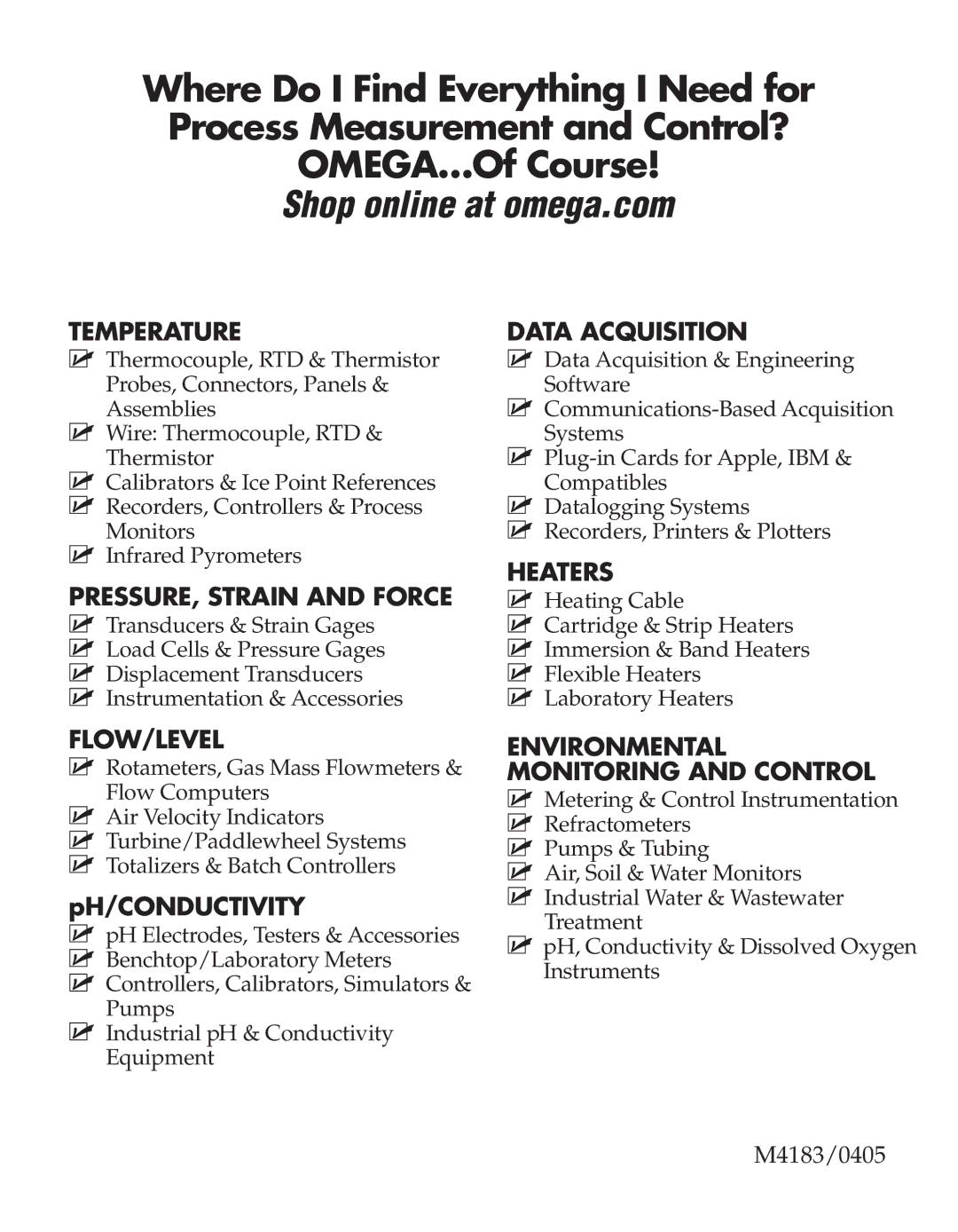 Omega Engineering FLR6000 series, FLR7000 series, FLR9000 series, FLR8000 series, FLR5000 series Shop online at omega.com 