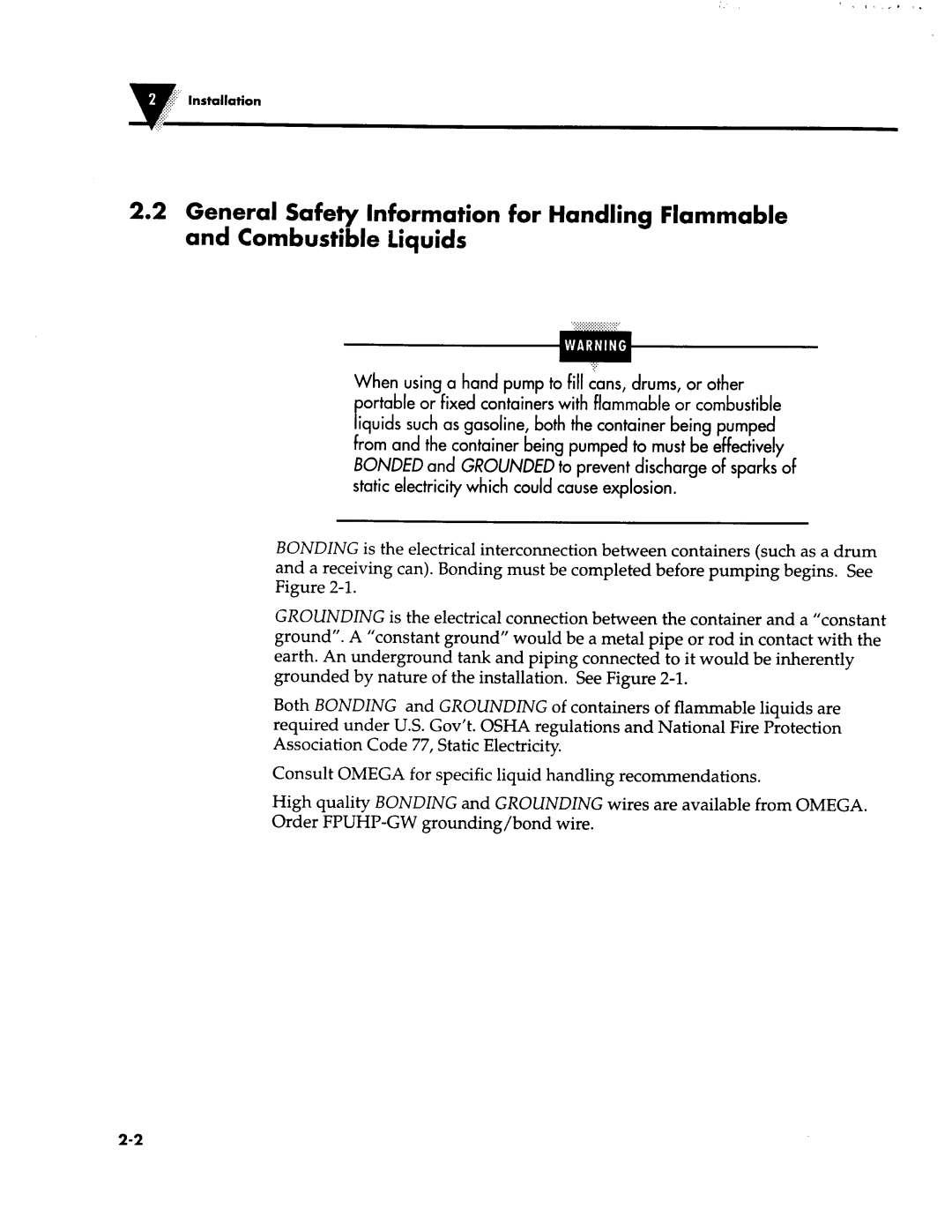 Omega Engineering FPUHP manual 