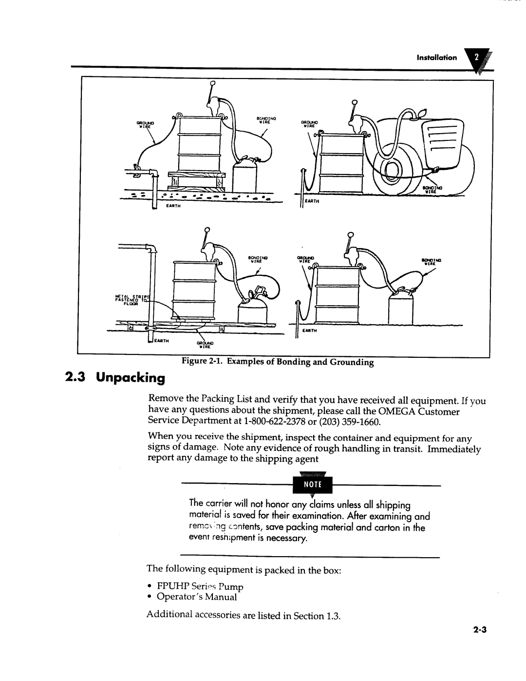 Omega Engineering FPUHP manual 