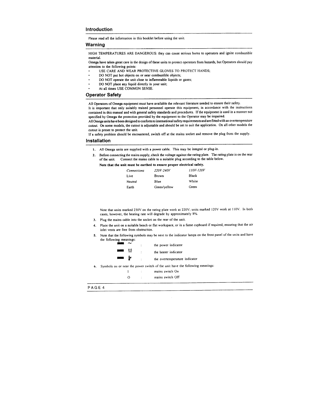 Omega Engineering HCTB-3040 manual 
