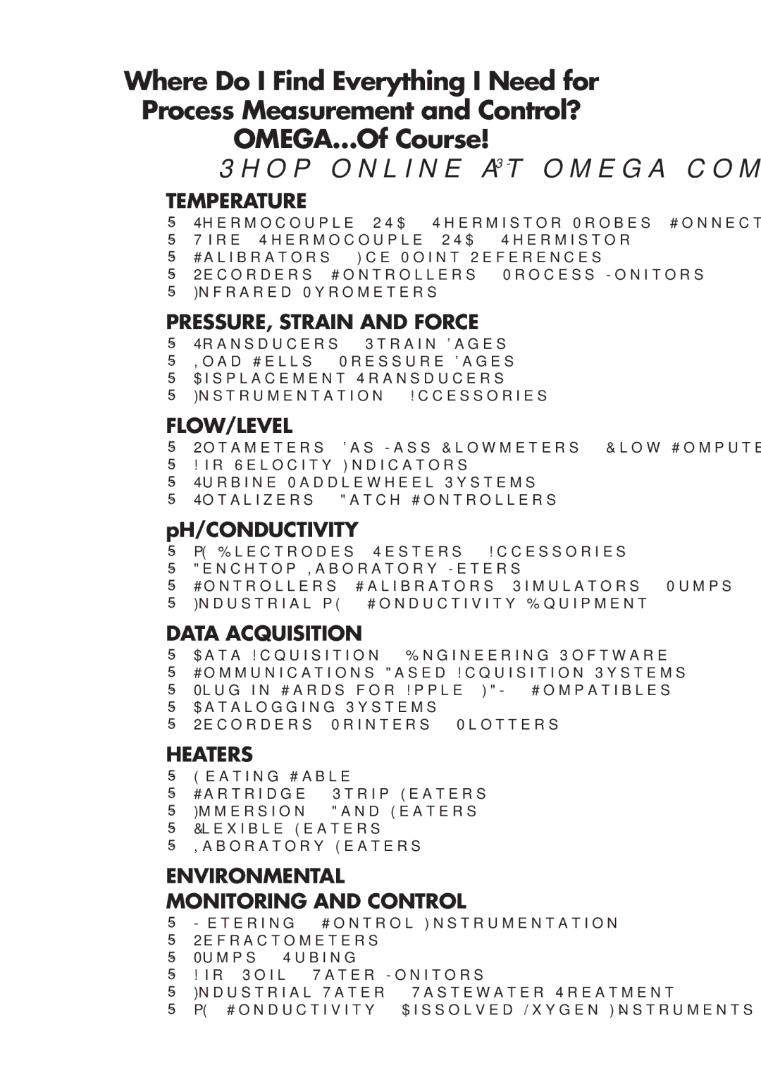 Omega Engineering HH306 manual Temperature 