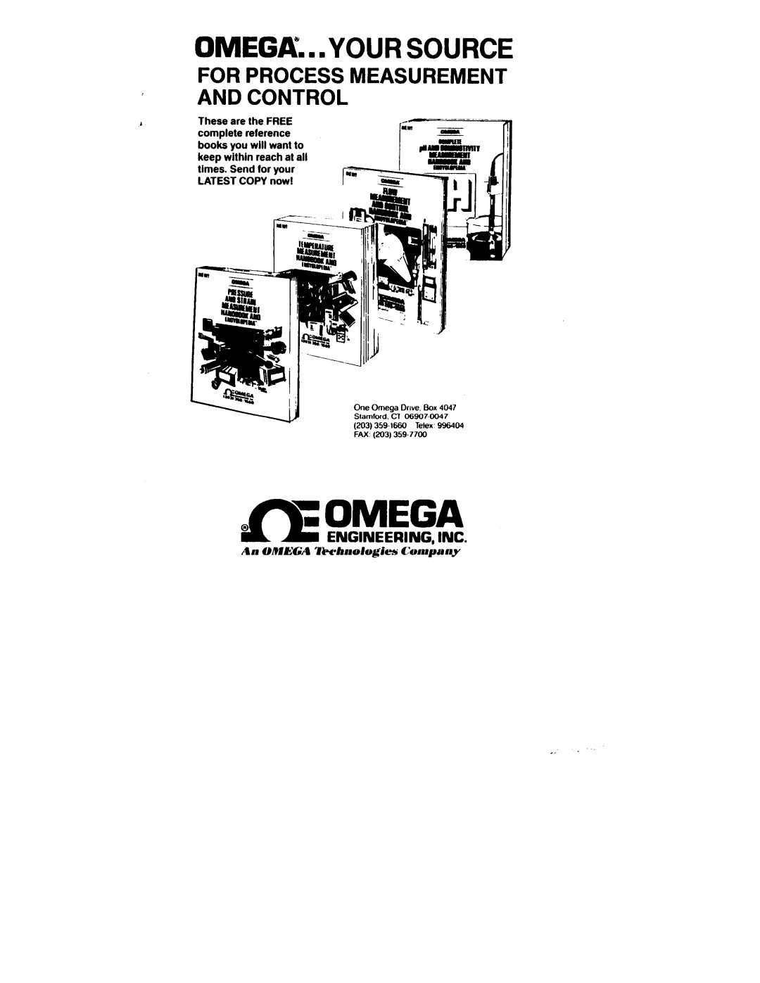 Omega Engineering HHM57 manual 