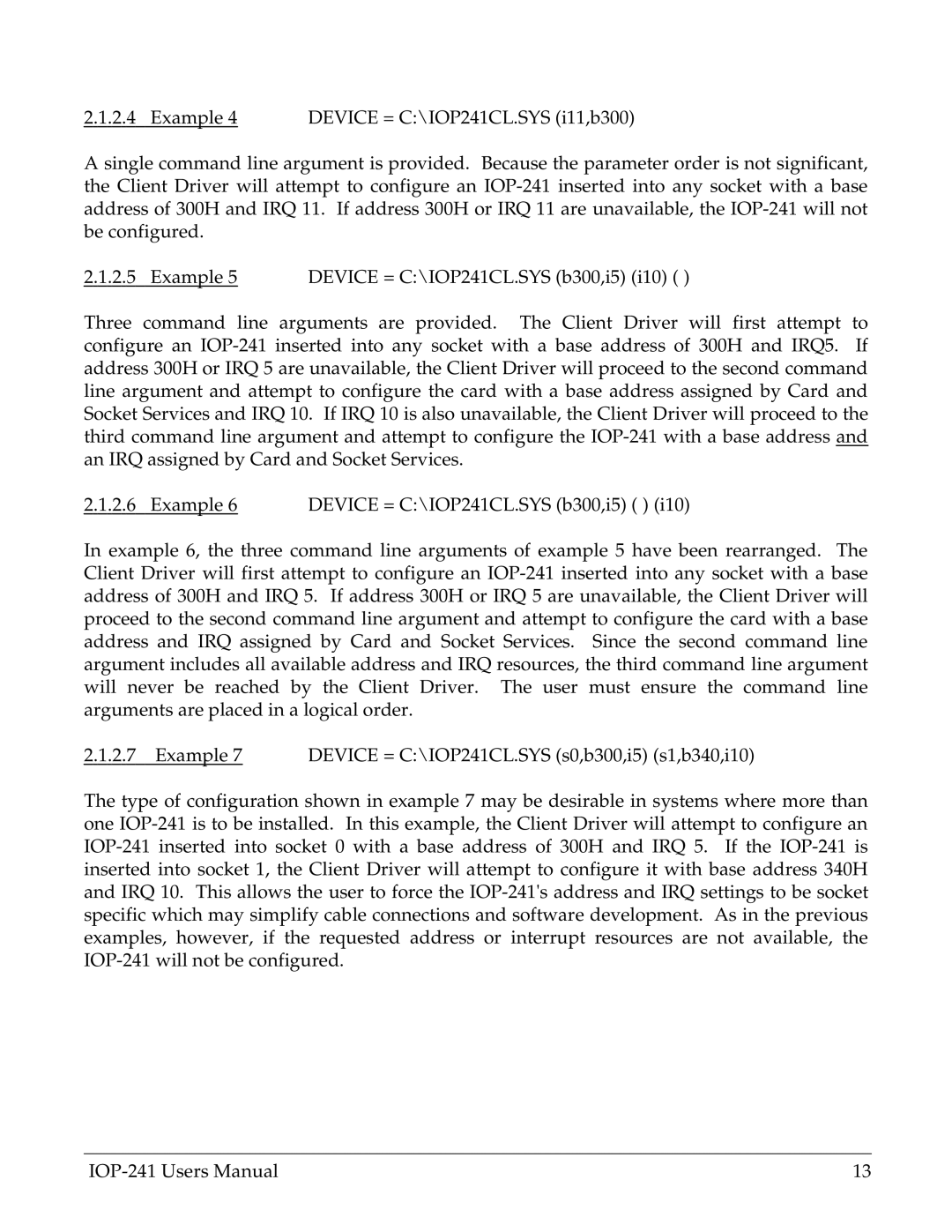 Omega Engineering IOP-241 user manual 