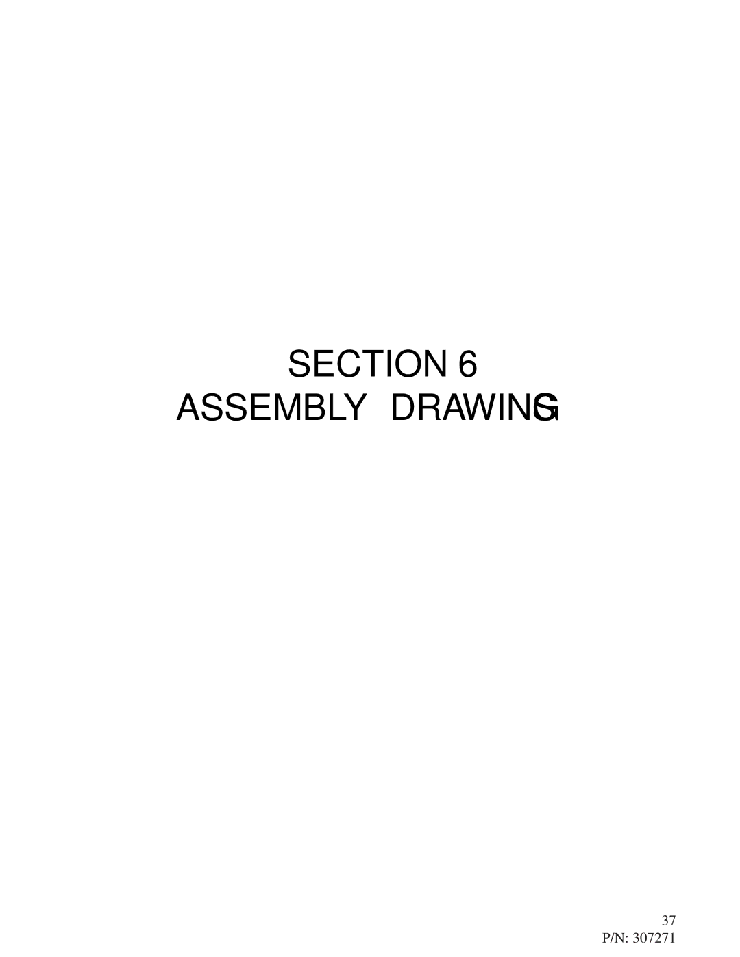 Omega Engineering JD 4045, 185-210 DUS manual Section Assembly Drawings, 37 P/N 