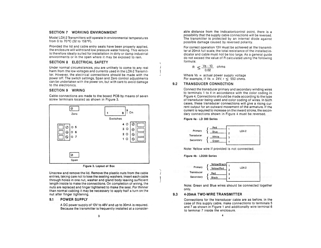 Omega Engineering LDX-2 manual 