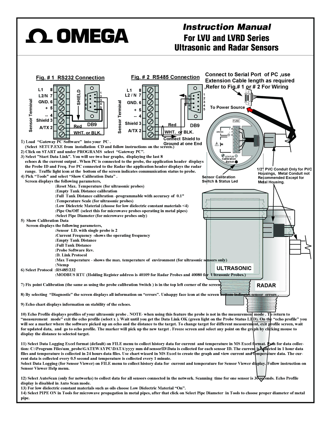 Omega Engineering LVU40, LVRD500 instruction sheet Shield 