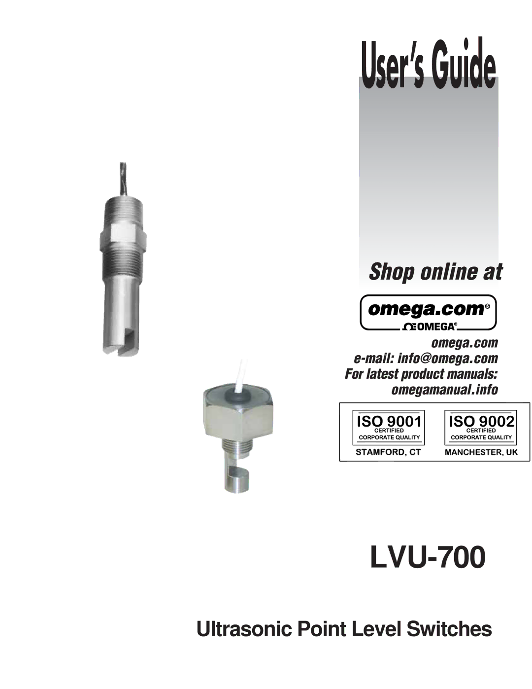 Omega Engineering LVU-700 manual 