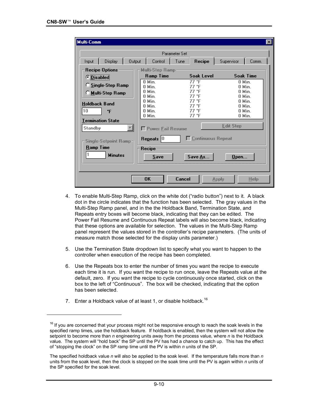 Omega Engineering #M3350/0101 manual CN8-SWUserÕs Guide 