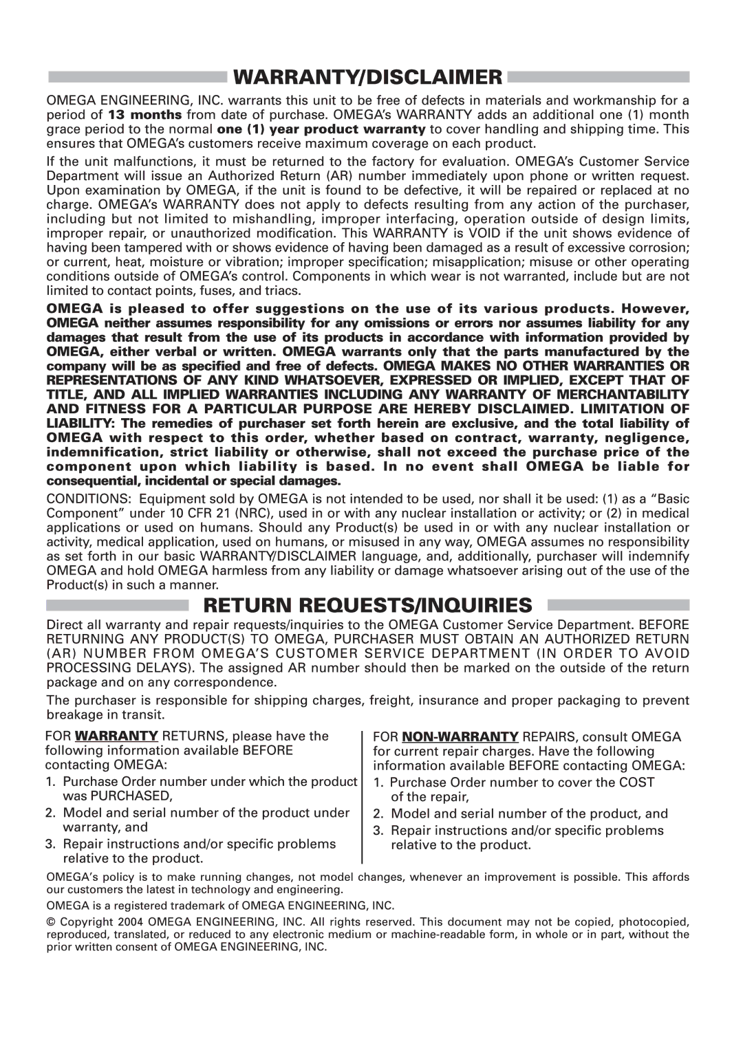 Omega Engineering OM-EL-USB-RT instruction sheet 