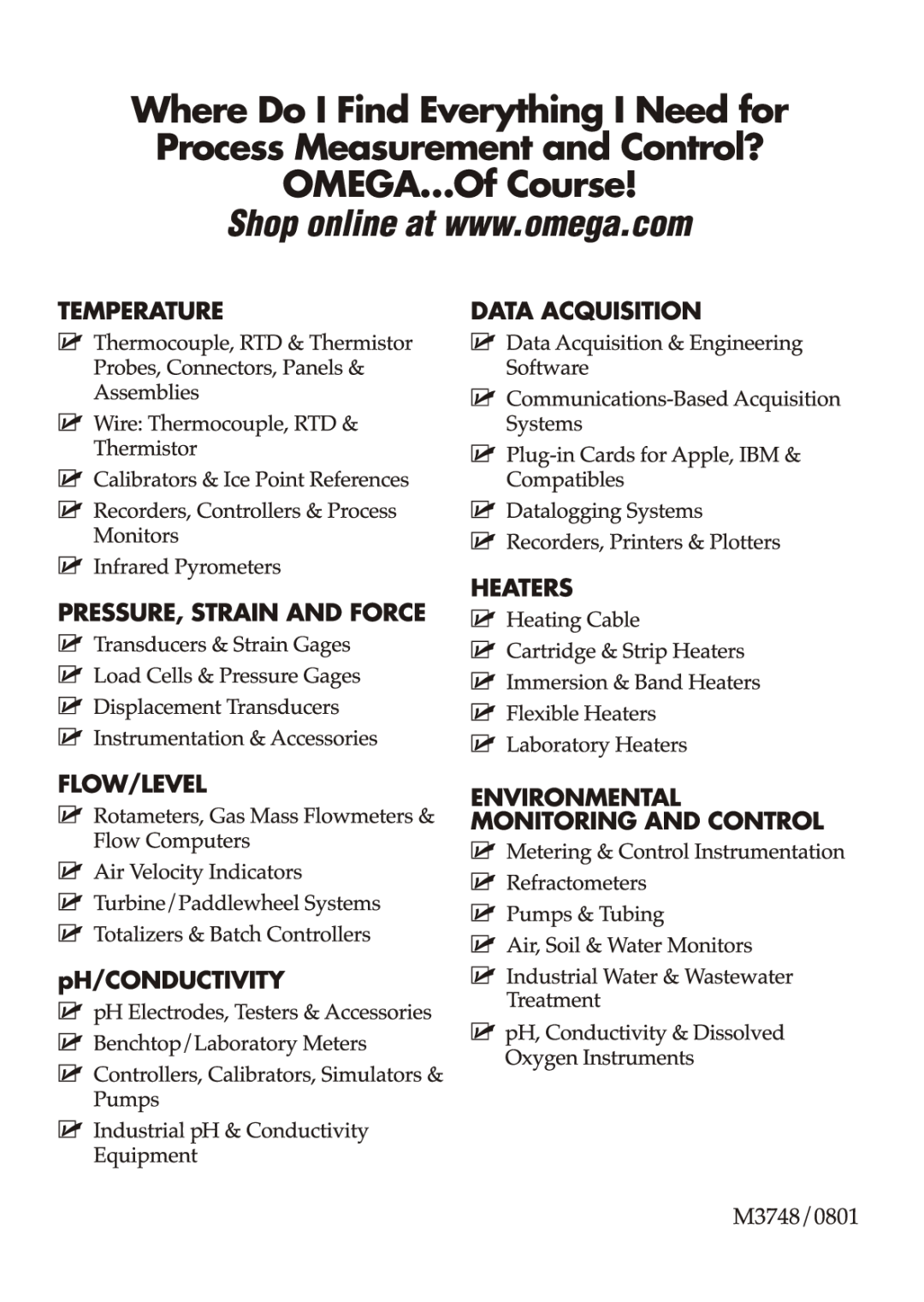 Omega Engineering OM8828, OM8800D, OM8829, OM88128 manual 