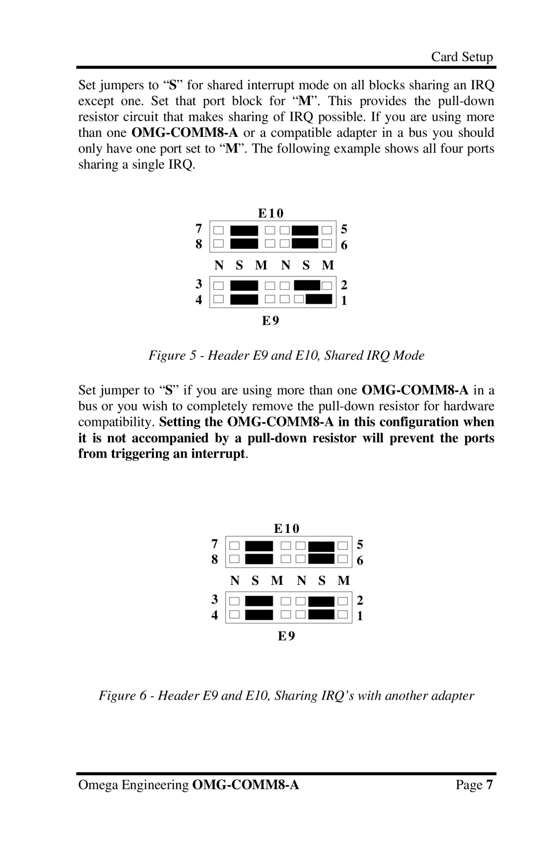 Omega Engineering OMG-COMM8-A appendix M N S M 