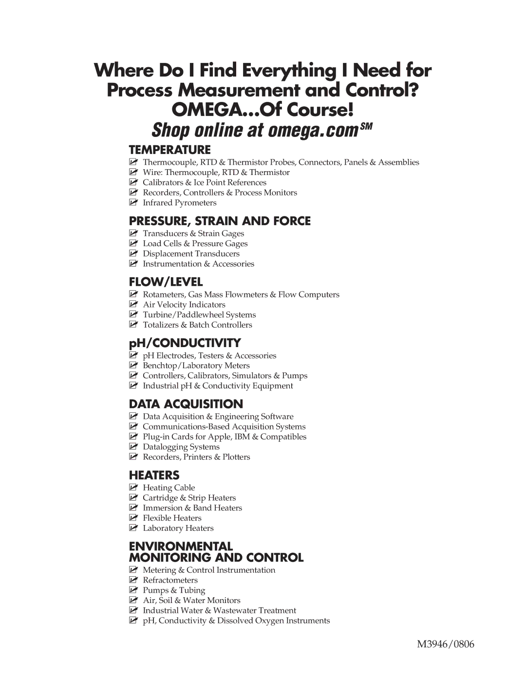 Omega Engineering OS136 manual Temperature 