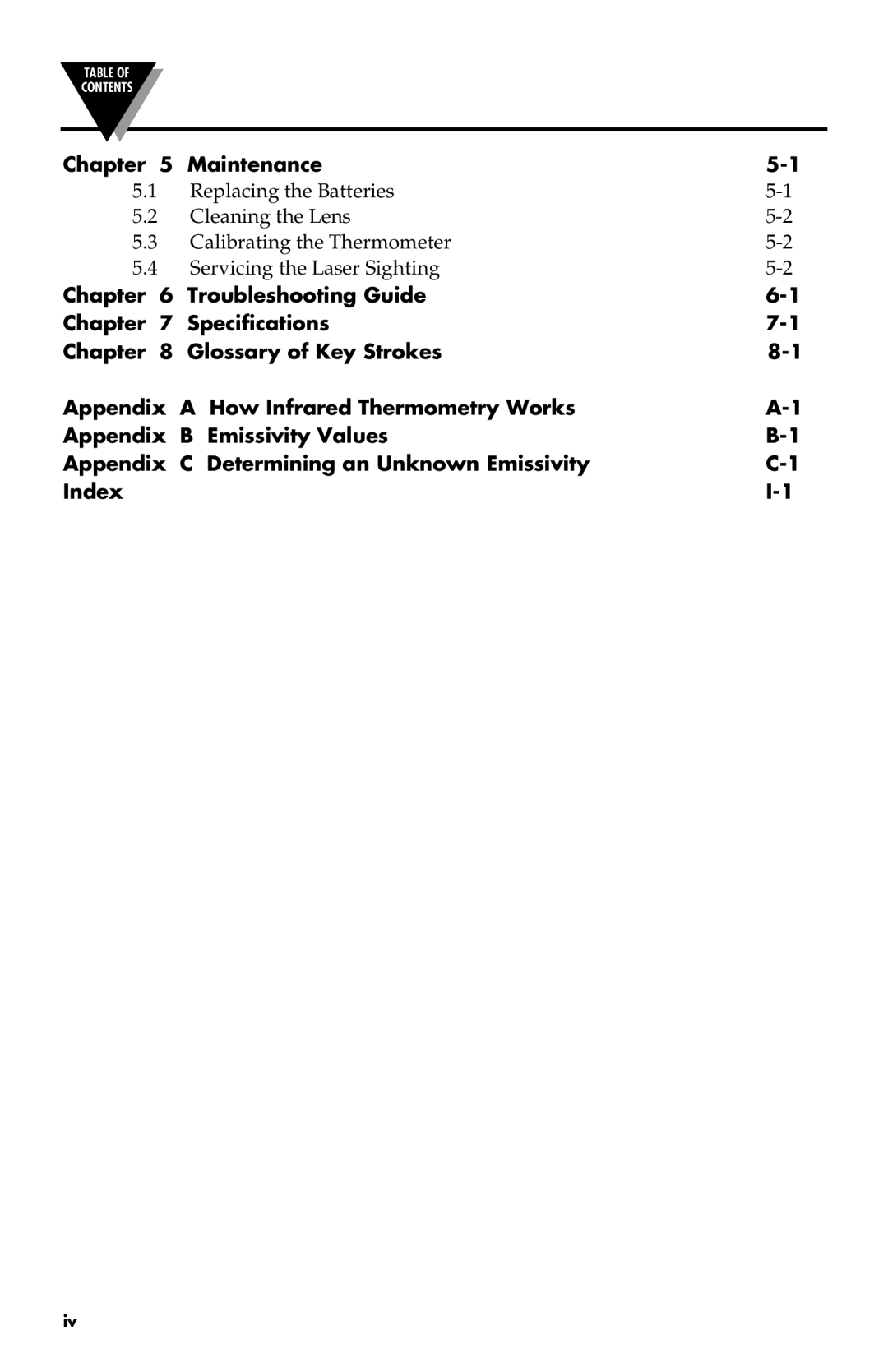 Omega Engineering OS533E manual Chapter Maintenance 