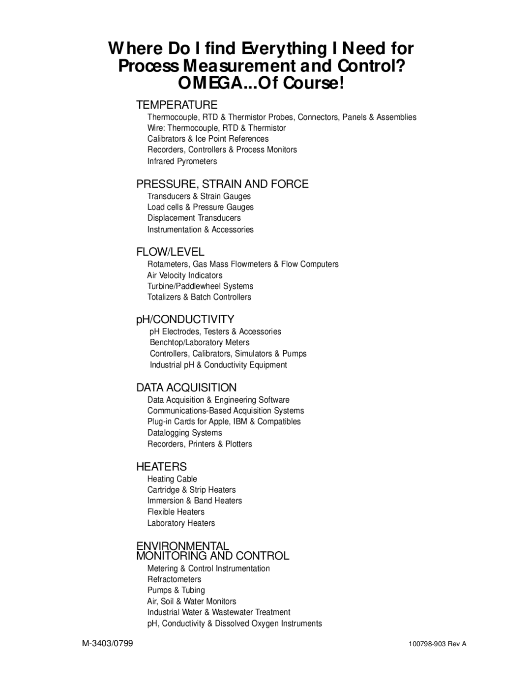 Omega Engineering PPP3P manual OMEGA...Of Course 