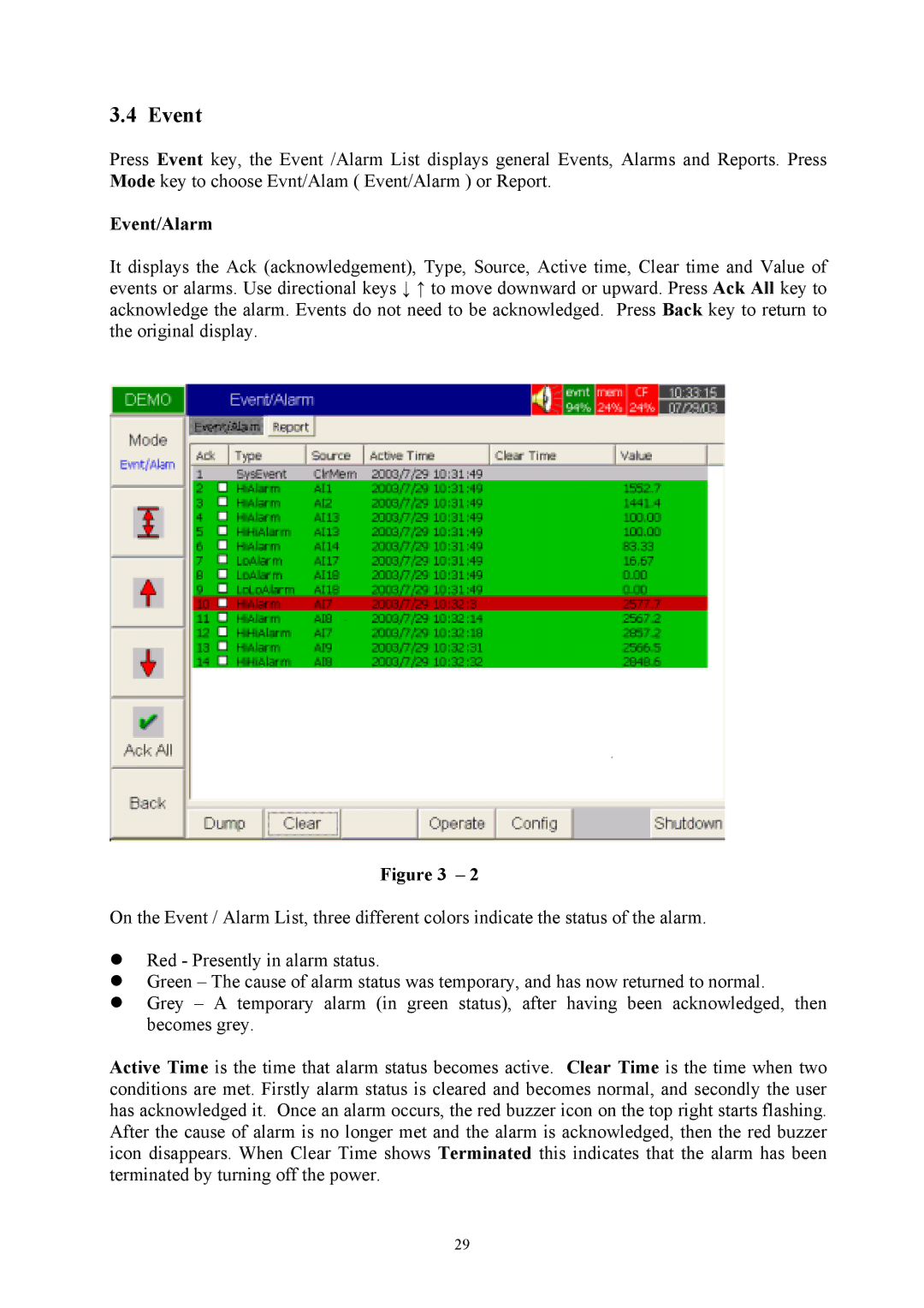 Omega Engineering RD8900 user manual Event/Alarm 