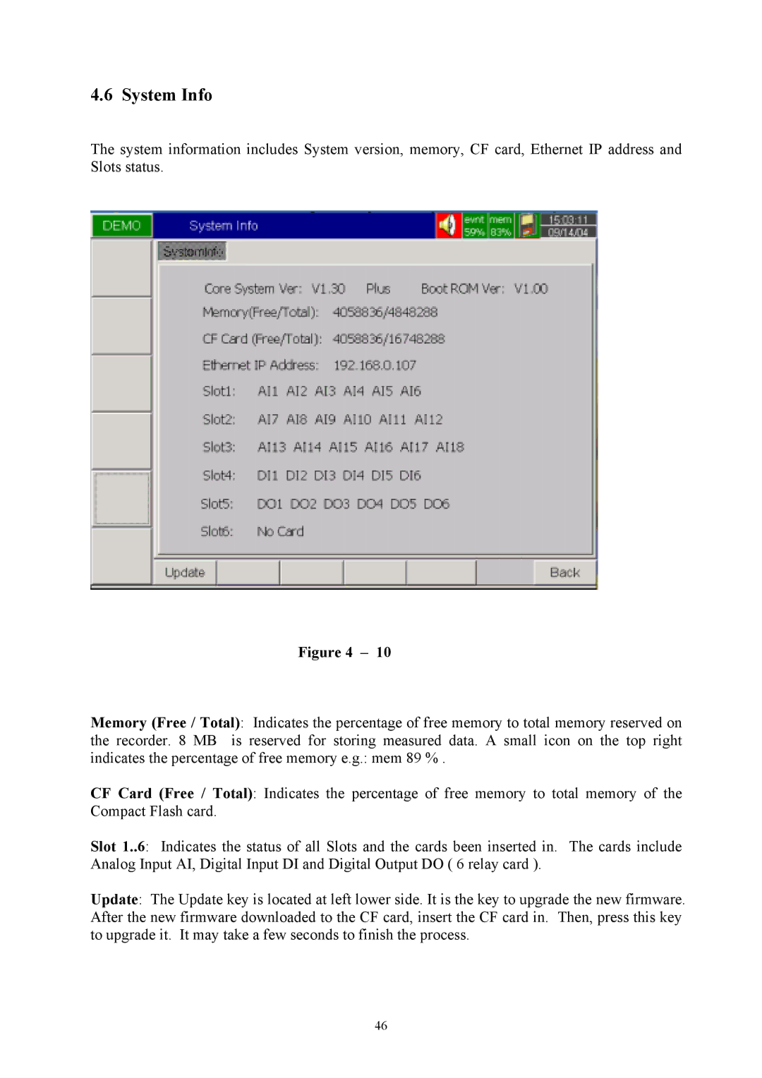 Omega Engineering RD8900 user manual System Info 