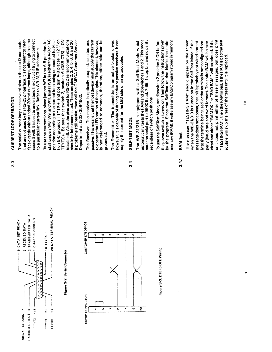 Omega Engineering WB-31 manual 