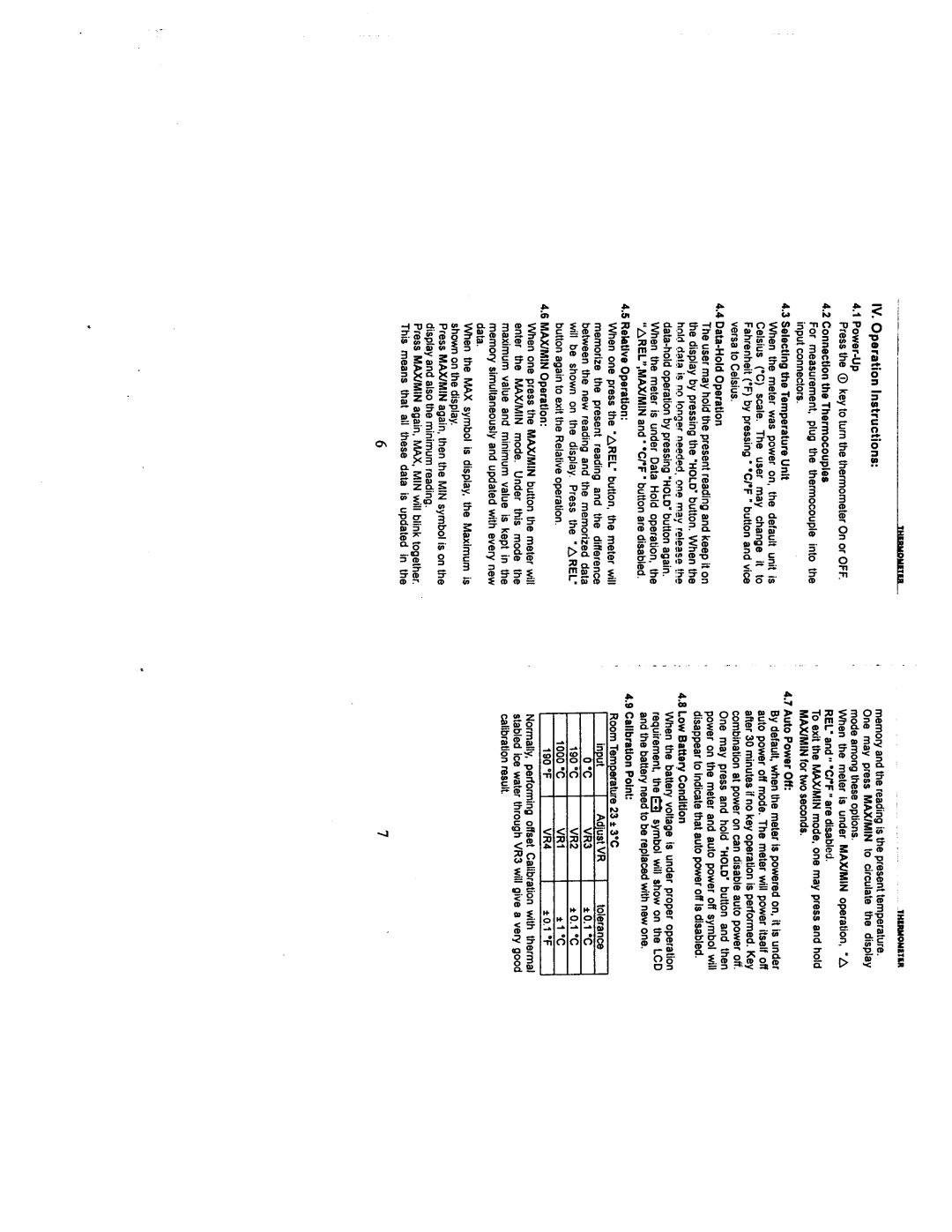 Omega HH308 manual 