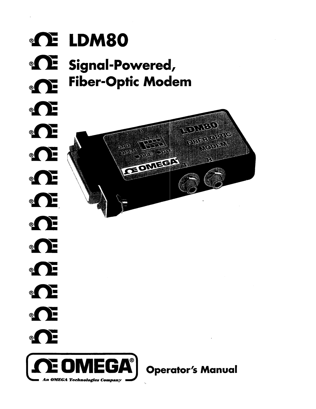 Omega LDM80 manual 
