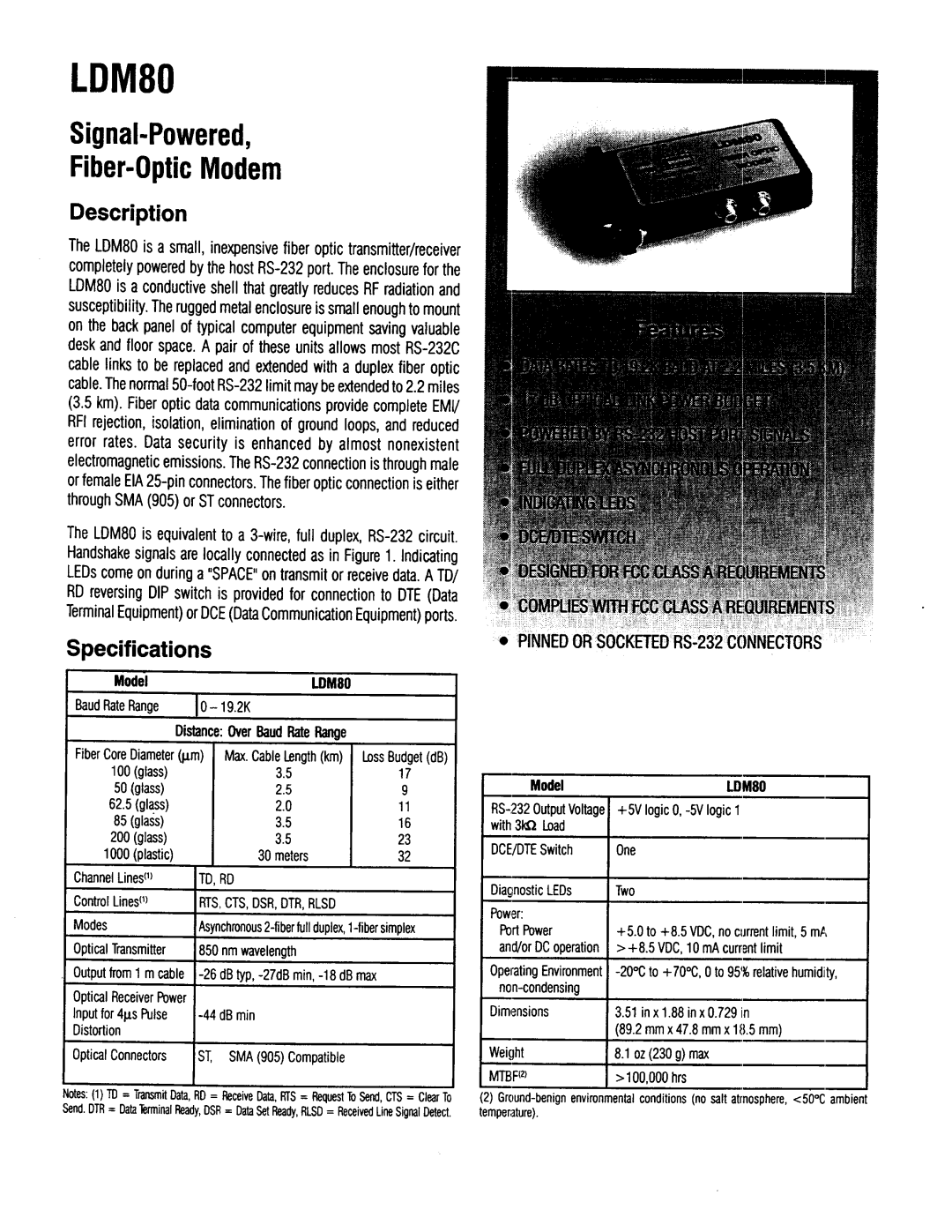 Omega LDM80 manual 