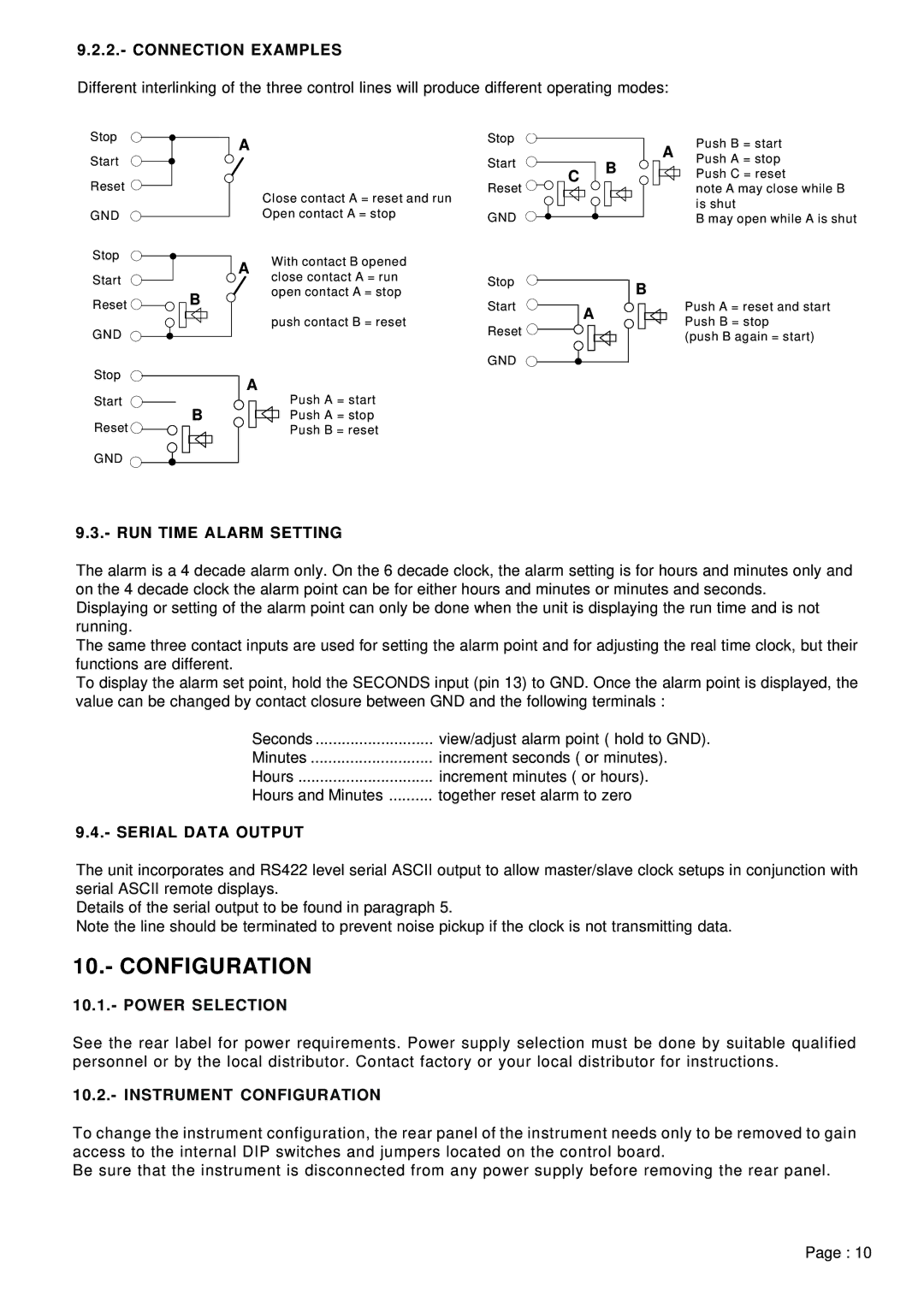 Omega LDP-144, LDP-126, LDP-124, LDP-146 manual Configuration 