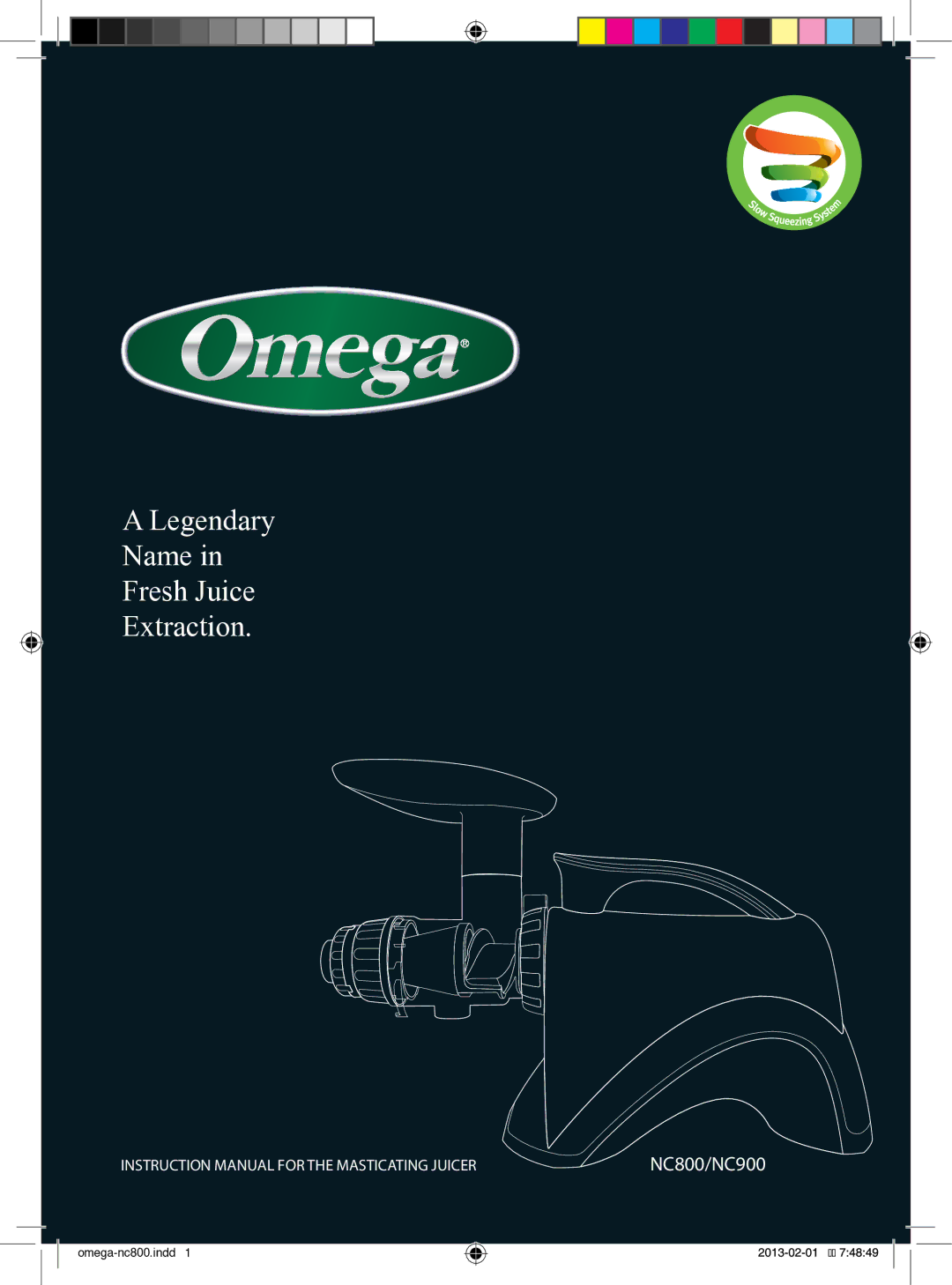 Omega instruction manual NC800/NC900 