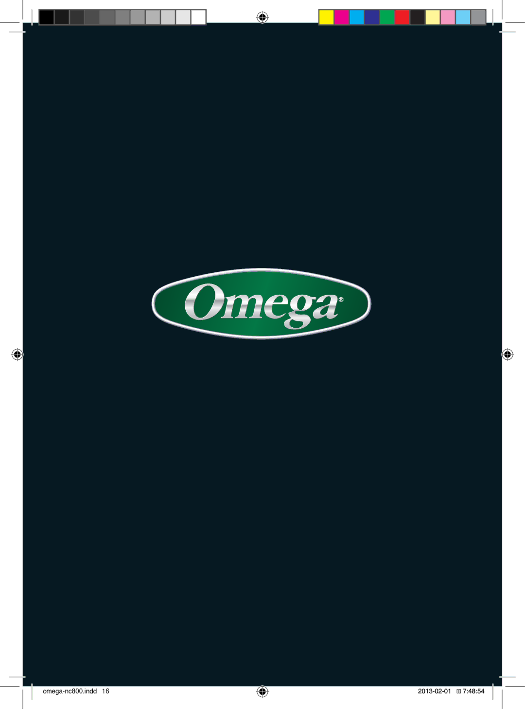 Omega NC800, NC900 instruction manual Omega-nc800.indd 