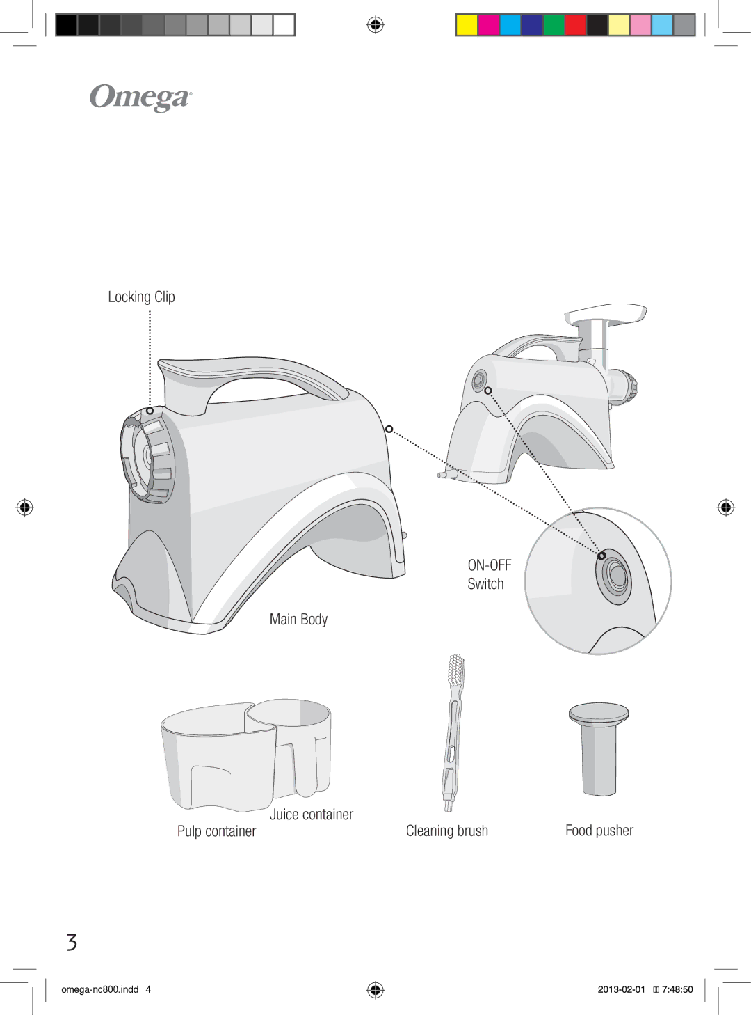 Omega NC800, NC900 instruction manual On-Off 