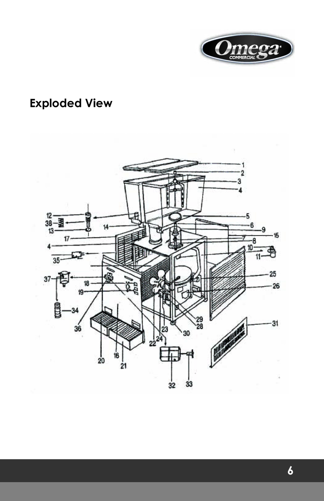 Omega OSD10, OSD20, OSD30 instruction manual Exploded View 