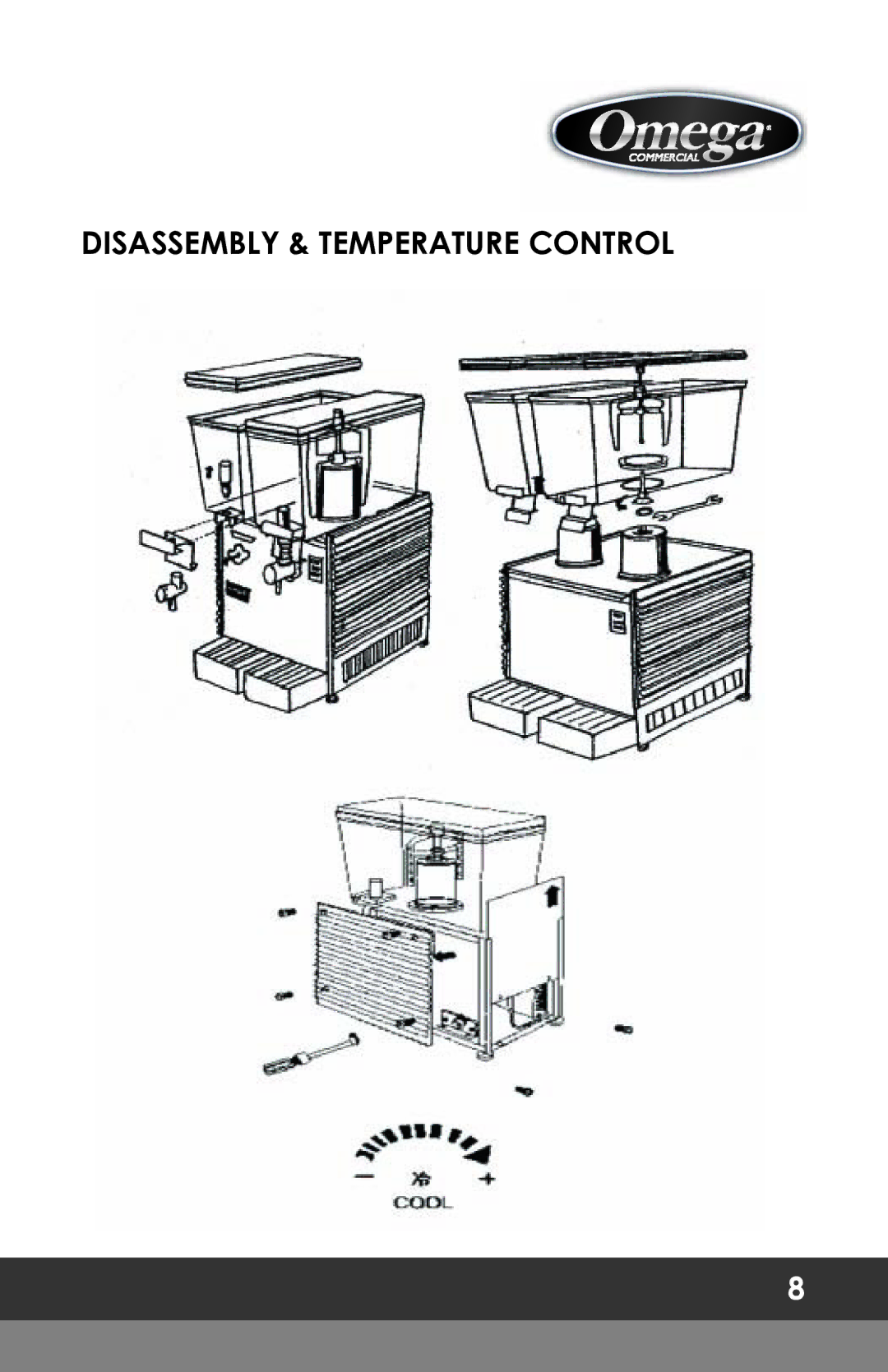 Omega OSD20, OSD10, OSD30 instruction manual Disassembly & Temperature Control 