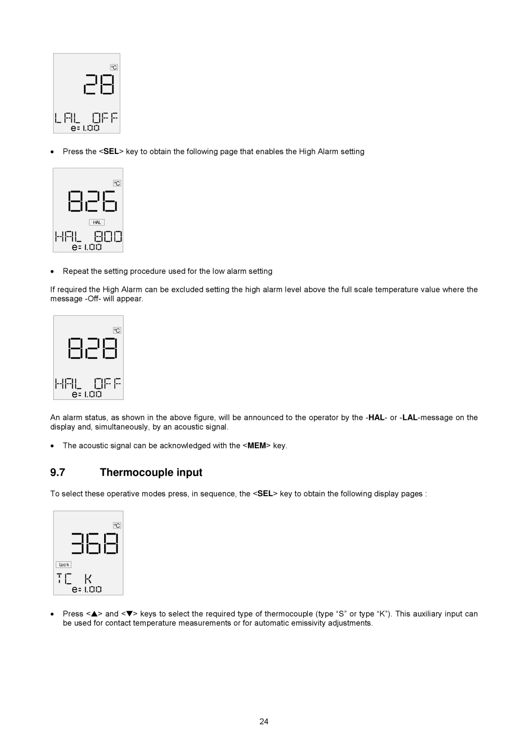 Omega OSP SERIES manual Hal 