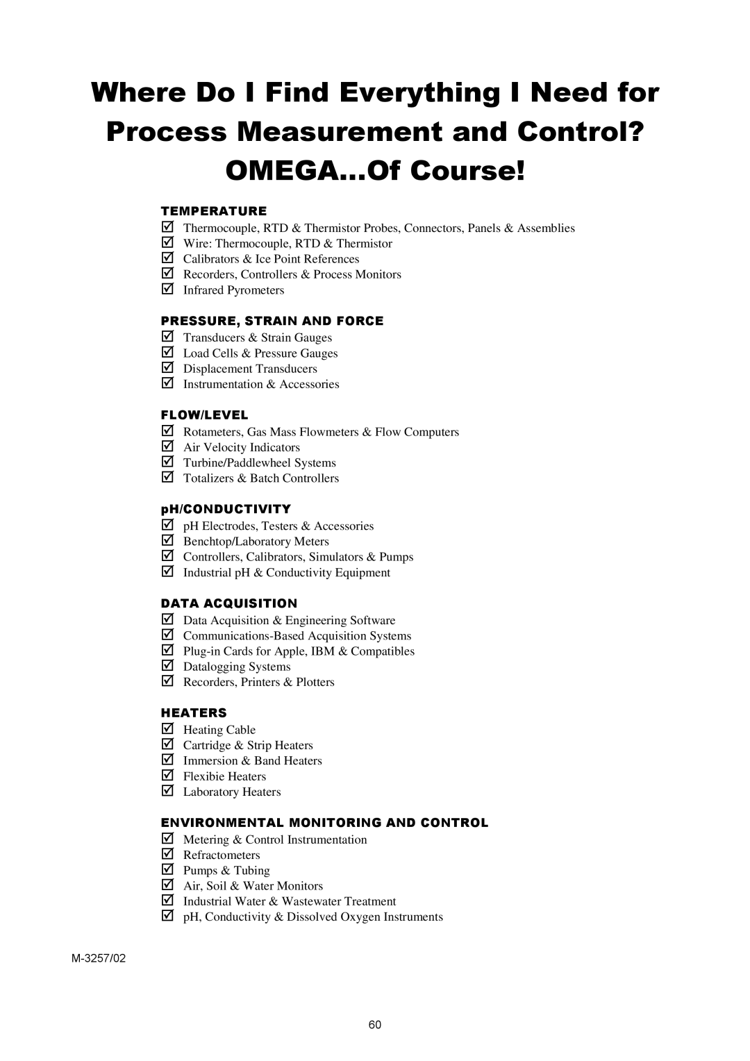 Omega OSP SERIES manual Temperature 