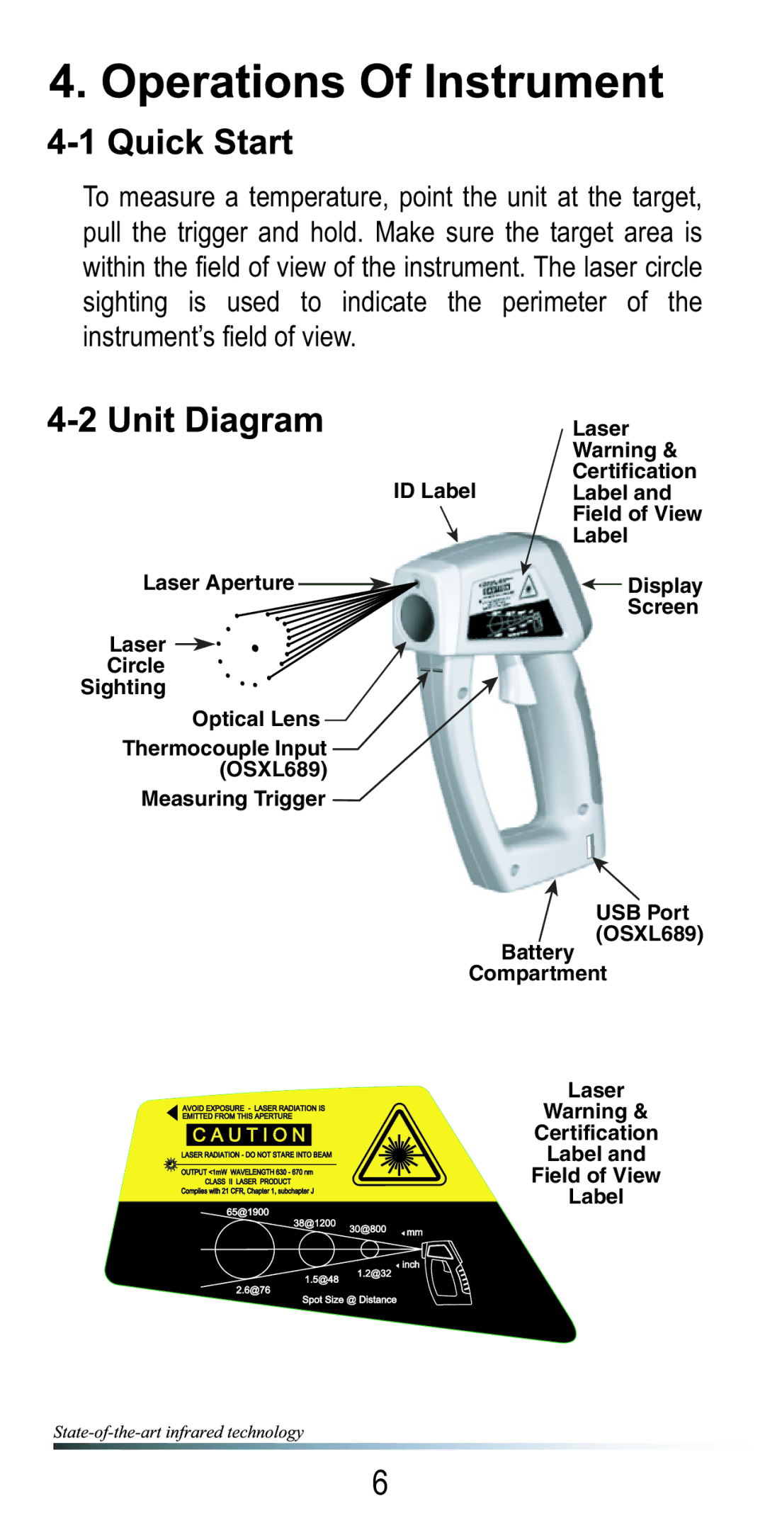 Omega OSXL685 manual 