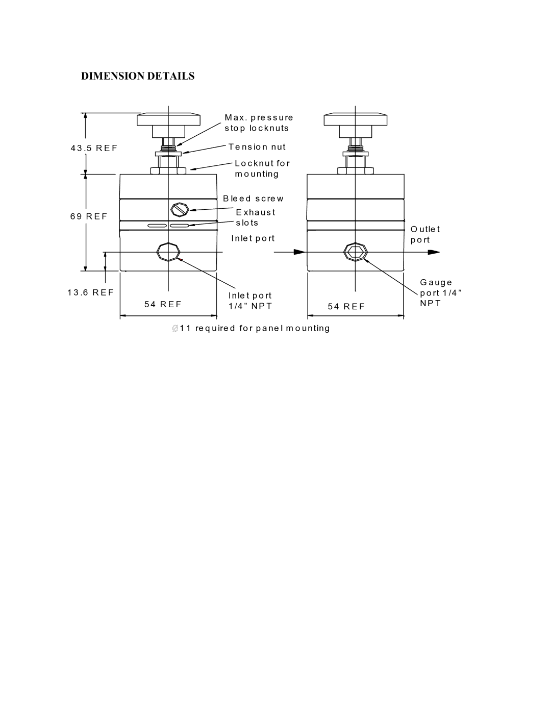 Omega PRG101 manual Dimension Details 