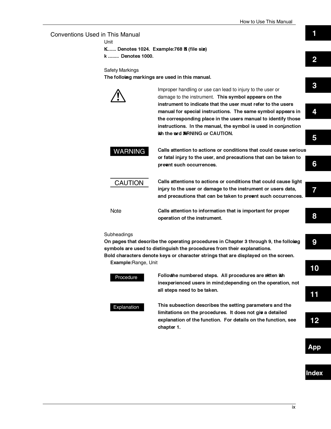 Omega RD100B manual Conventions Used in This Manual 