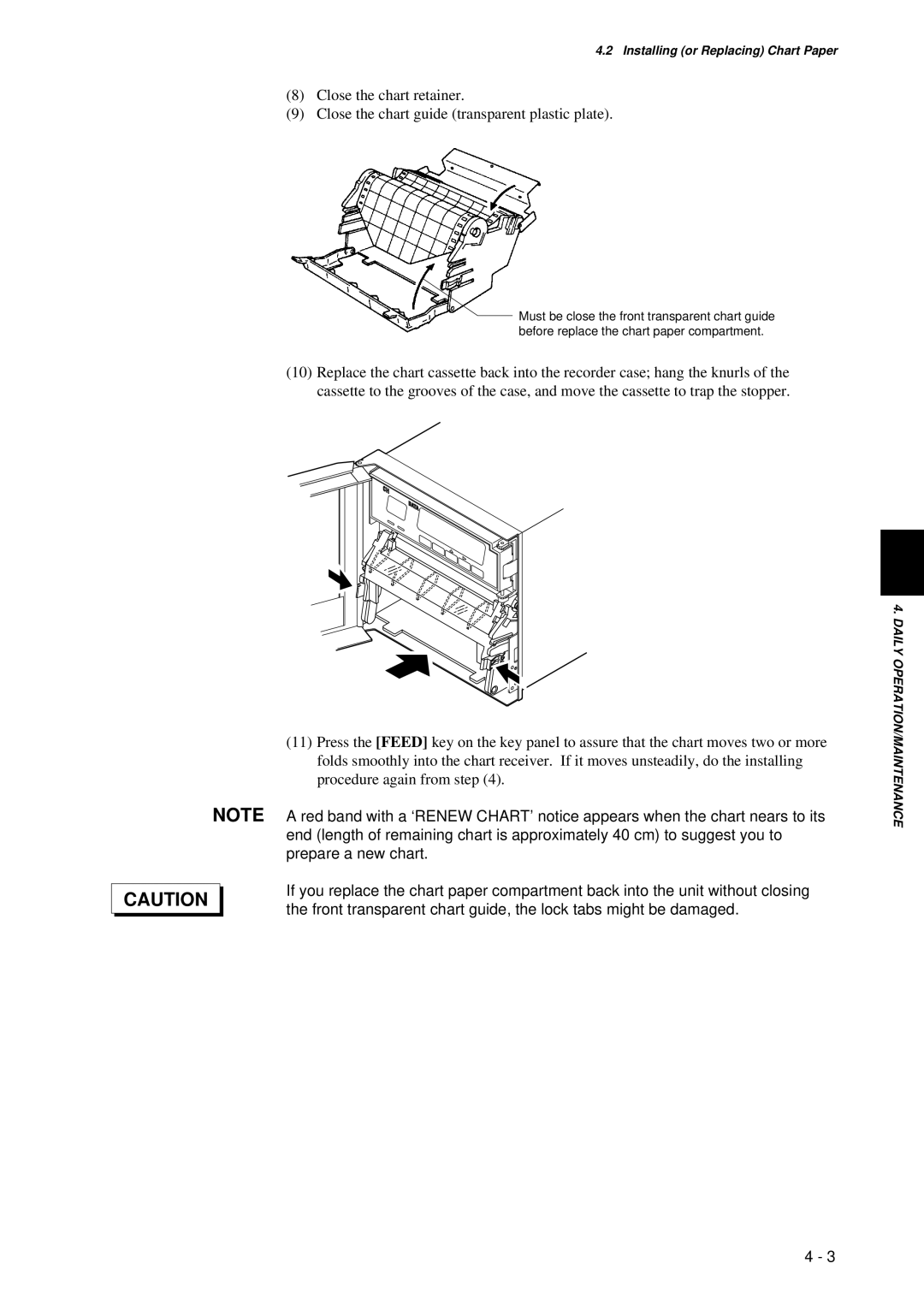 Omega RD260A instruction manual Prepare a new chart 