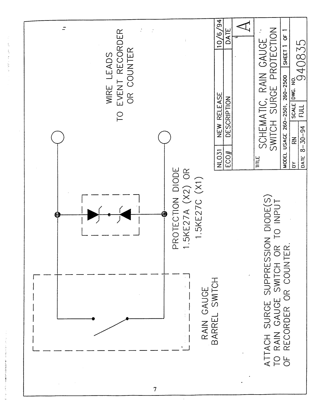 Omega RG-2501 manual Schematic 