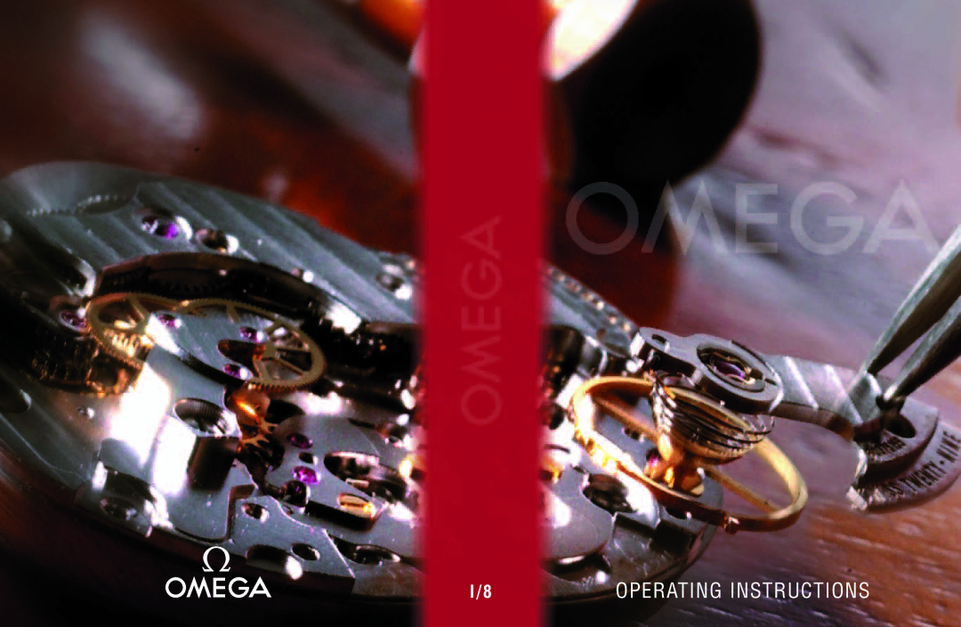 Omega SA 2500, 2520, 1538, 1120, 1400, 1532, 1108, 1680, 1424, 1530 manual Operating Instructions 