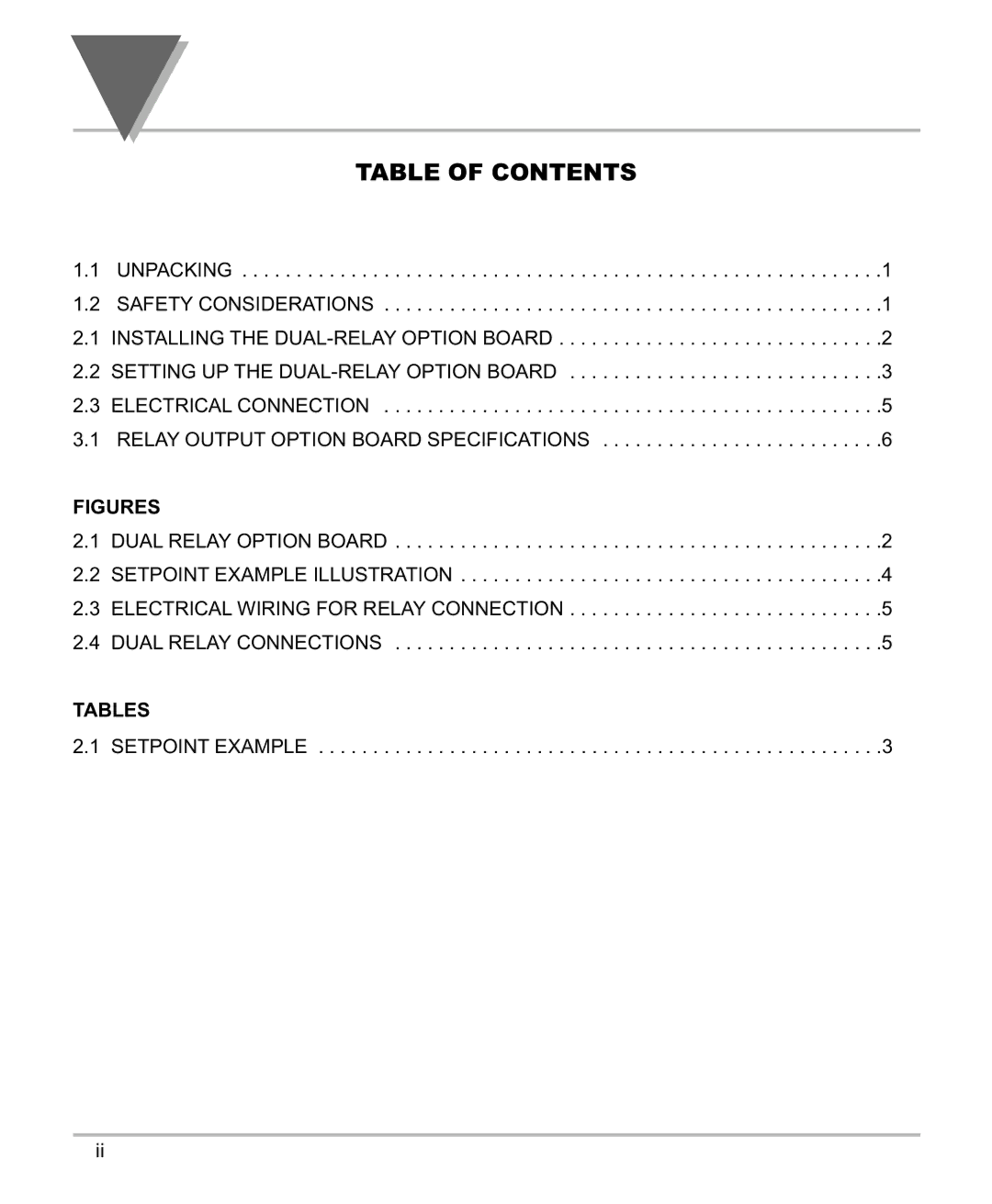 Omega Speaker Systems DPF700 manual Table of Contents 