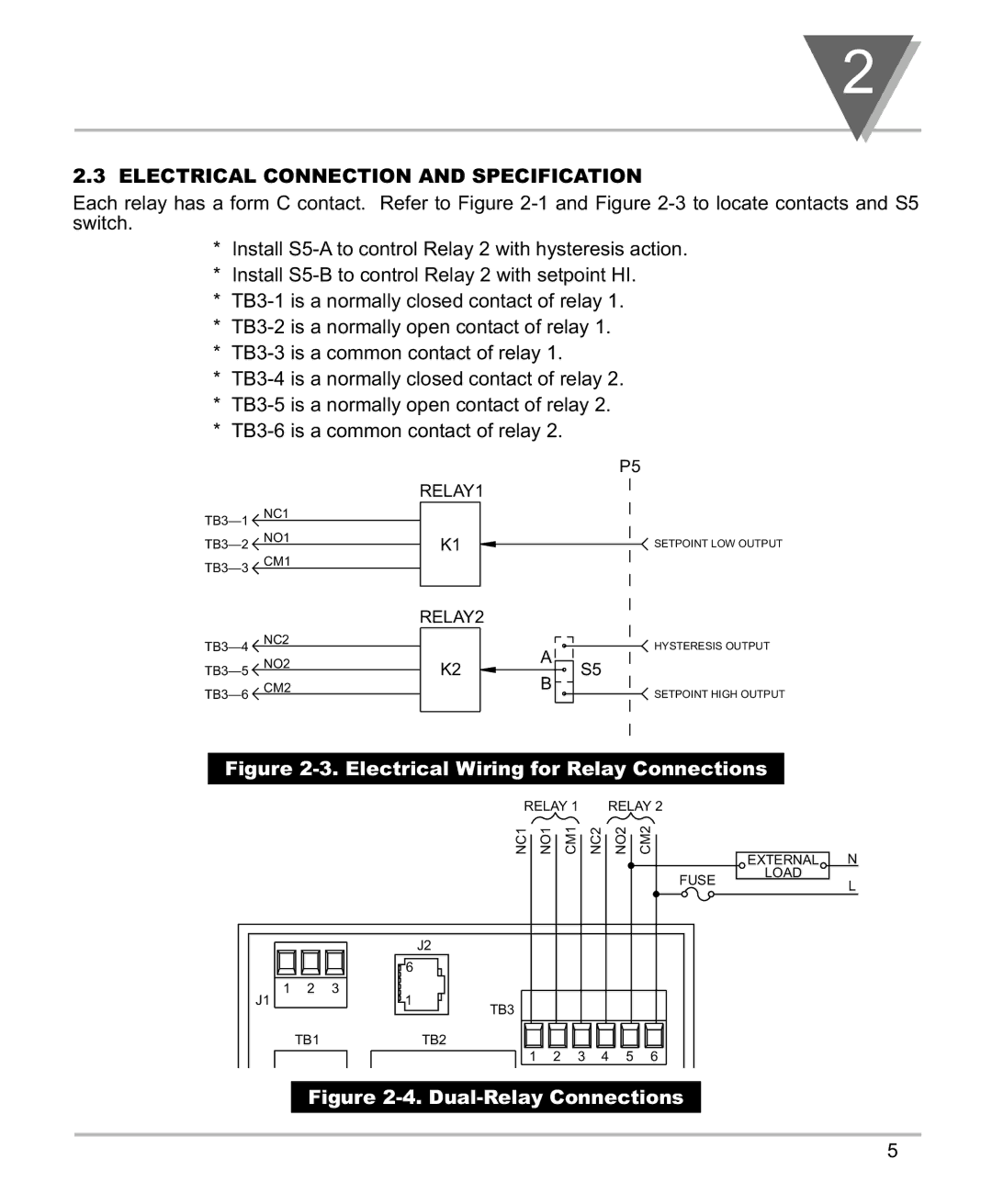 Omega Speaker Systems DPF700 manual Electrical Connection and Specification, RELAY2 